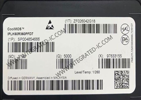 تراشه مدار مجتمع IPLK60R360PFD7 ترانزیستورهای MOSFET کانال N 600V 13A