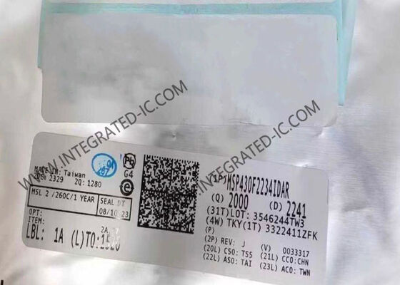 MSP430F2234IDAR MCU میکروکنترلر 16 بیتی با سرعت 16MHz و حافظه فلش 8KB