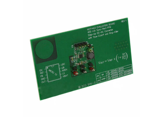 NCP1423EVB راه حل های جاسازی شده 3.3V 400mA DC-DC Boost Converter Board
