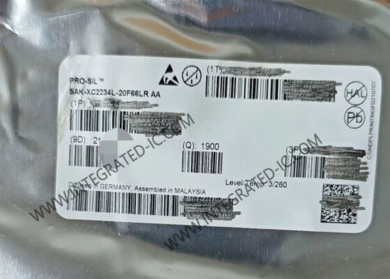 SAK-XC2234L-20F66LR AA ریزپردازنده MCU ریزکنترل‌کننده تک‌تراشه‌ای با عملکرد 32 بیتی، محدوده فرکانس 1 مگاهرتز تا 100 مگاهرتز و ولتاژ عملیاتی 1.8 ولت تا 3.6 ولت