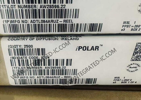 ADTL084ARUZ چیپ مدار یکپارچه JFET کم هزینه افزونه های ورودی عملیاتی