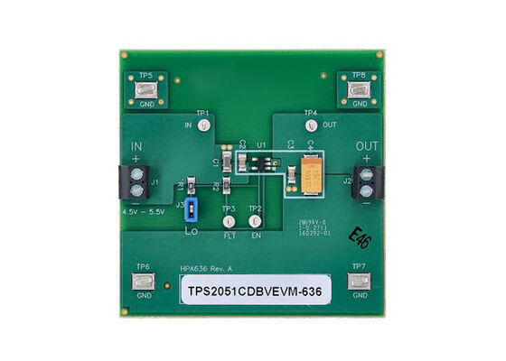 TPS2051CDBVEVM-636 راه حل های جاسازی شده TPS2051C ماژول ارزیابی سوئیچ توزیع برق USB