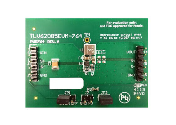 TLV62085EVM-764 ماژول ارزیابی راه حل های جاسازی شده برای TLV62085 3A step-down converter