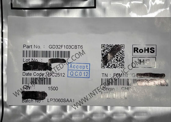 GD32F103CBT6 ریزپردازنده 32 بیتی MCU با هسته 108MHz ARM Cortex-M3 در پکیج LQFP48 برای استفاده صنعتی