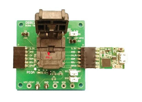 کیت ارزیابی احراز هویت 1-Wire DS28E16 DeepCover SHA-3، راهکارهای تعبیه شده DS28E16EVKIT