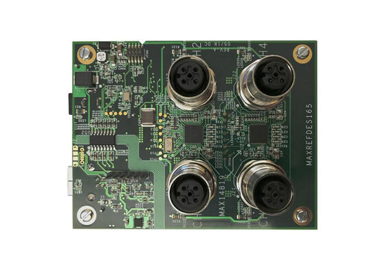 MAXREFDES165 راه حل های جاسازی شده MAX14819 4-کانال IO-Link Master Reference Design Boards