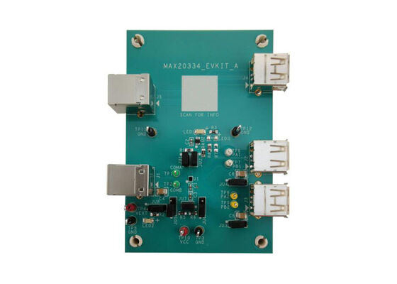 MAX20334EVKIT راه حل های جاسازی شده MAX20334 هیئت ارزیابی سوئیچ آنالوگ دو SPDT