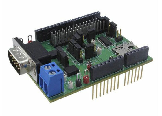 برد ارزیابی فرستنده-گیرنده CAN با سرعت 2 مگابیت بر ثانیه MAX33054E، راهکارهای تعبیه شده MAX33054ESHLD