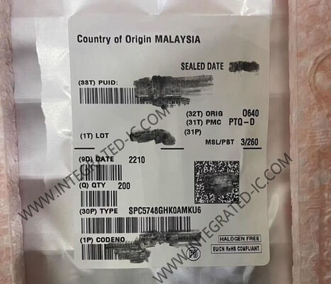 SPC5748GHK0AMKU6 MCU مایکروکنترلر سه هسته ای 32 بیتی با 6MB FLASH 32 کانال eDMA و بسته LQFP176