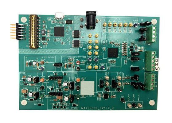 MAX22000EVKIT راه حل های جاسازی شده MAX22000 هیئت ارزیابی I/O آنالوگ قابل تنظیم صنعتی