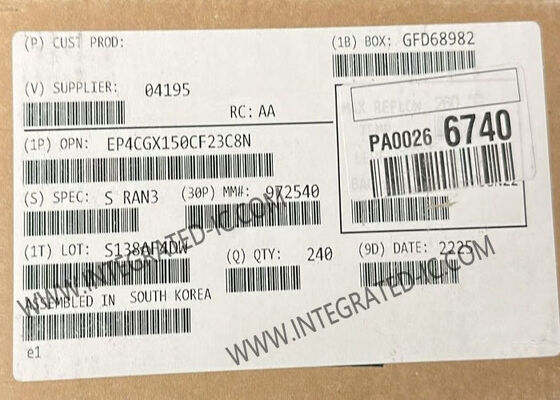 EP4CGX150CF23C8N Cyclone IV GX FPGA IC با بسته BGA484 برای برنامه های کاربردی با عملکرد بالا