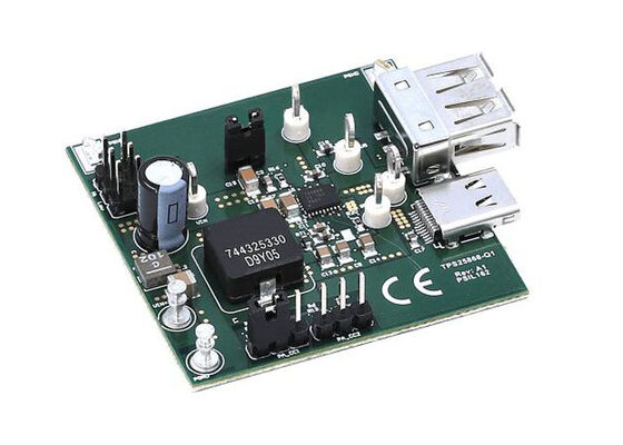 TPS25868Q1EVM-162 راه حل های جاسازی شده TPS25868-Q1 ماژول ارزیابی کنترل کننده پورت های شارژ USB نوع C + نوع A