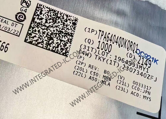 TPA6404QDKQRQ1 چیپ مدار یکپارچه 45W 4-کانال آمپلی فایر خودرو کلاس D