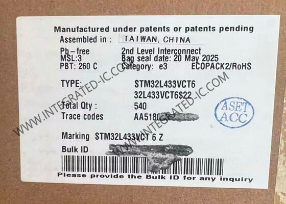 STM32L433VCT6 ARM میکروکنترلر MCU 32 بیتی تک هسته ای 80MHz