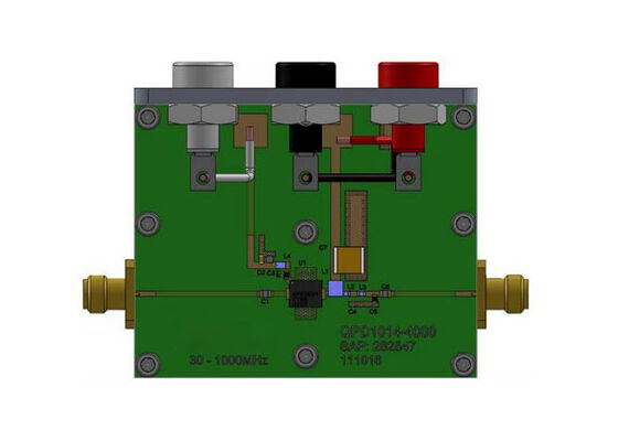 برد ارزیابی ترانزیستور تطبیق یافته ورودی GaN QPD1014A راه حل های تعبیه شده QPD1014AEVB