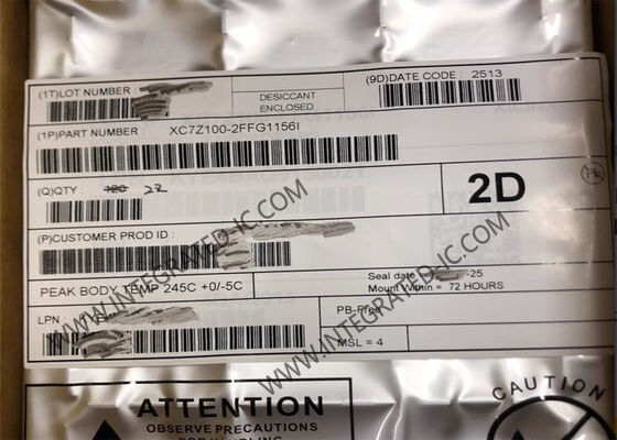 XC7Z100-2FFG1156I FPGA Zynq-7000 سیستم روی تراشه با دو هسته ARM Cortex-A9، 444000 LE و سرعت 766 MHz