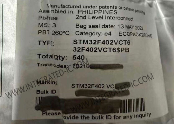 میکروکنترلر STM32F402VCT6 MCU با هسته ARM Cortex-M4 با کارایی بالا در بسته LQFP100
