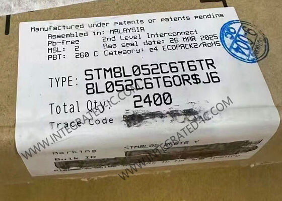 STM8L052C6T6TR میکروکنترلر MCU 8-Bit 16MHz میکروکنترلر انرژی کم مصرف