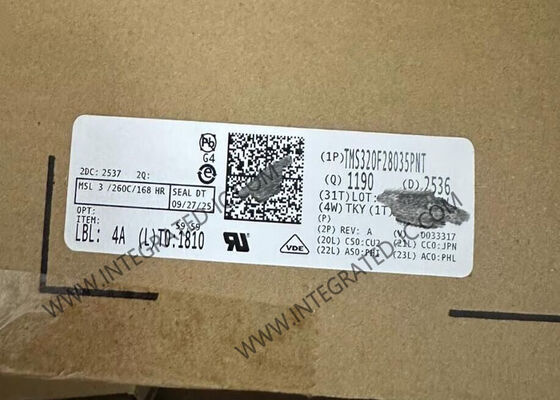 میکروکنترلر C2000™ 32 بیتی TMS320F28035PNT با سرعت 60 مگاهرتز، 128 کیلوبایت فلش و 45 ورودی/خروجی میکروکنترلر بلادرنگ