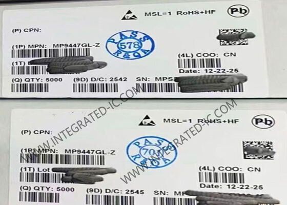 MP9447GL آی سی چیپ مبدل کاهنده همگام 5 آمپر 36 ولت QFN-20