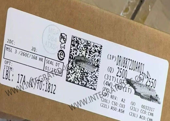 DRV8872DDARQ1 تراشه مدار یکپارچه خودرو 50V 3.6A H- پل راننده موتور با گزارش خطا و مقررات فعلی