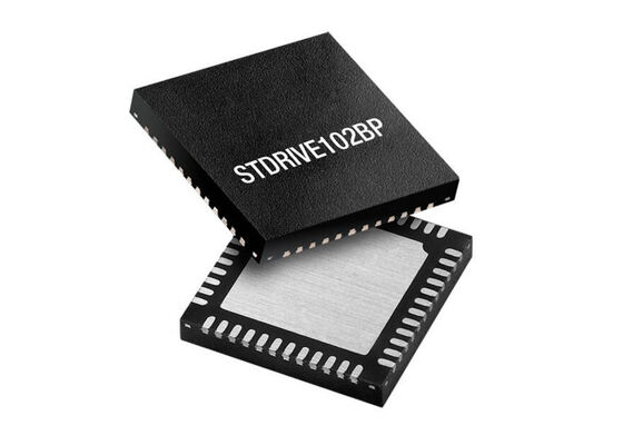 STDRIVE102BP تراشه مدار مجتمع درایور گیت نیمه پل سه‌گانه VFQFPN48 درایور موتور
