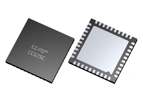 CYPD7171-40LQXQ چیپ مدار یکپارچه EZ-PDTM CCG7SC کنترل کننده واحد پورت USB-C VQFN-40
