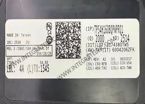 TPS4H160BQPWPRQ1 تراشه مدار یکپارچه 40V 160mΩ 4-کانال اتومبیل هوشمند سوئیچ سمت بالا