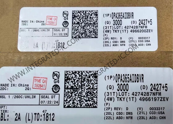 OPA365AIDBVR 50MHz ریل به ریل بالا-CMRR تقویت کننده عملیاتی IC تراشه