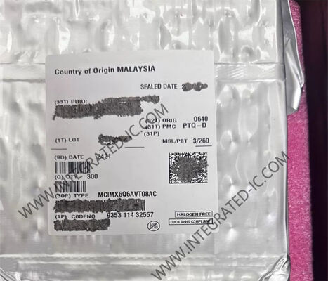 MCIMX6Q6AVT08AC میکروکنترلر i.MX 6Quad ​​پردازنده MCU با کارایی بالا برای کاربردهای خودرو با سرعت 852 مگاهرتز