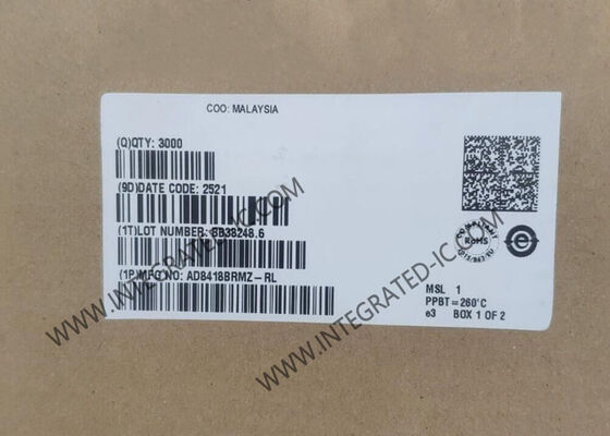 AD8418BRMZ تقویت کننده دو طرفه جریان بدون حرکت با ولتاژ بالا و طیف گسترده ای از دما MSOP-8