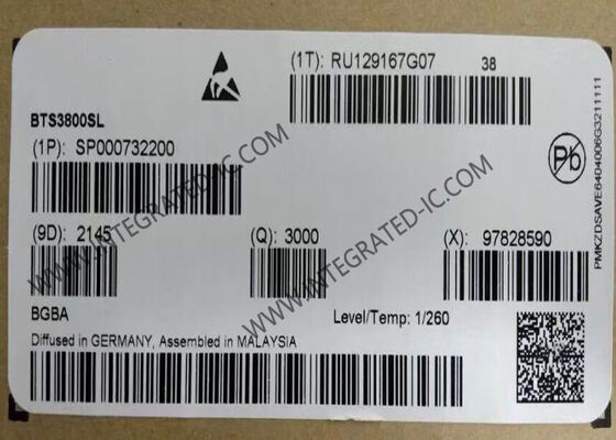 BTS3800SL سوئیچ برق تراشه ای یکپارچه با جریان خروجی 350mA و توابع حفاظتی جاسازی شده برای کاربردهای خودرو و صنعتی