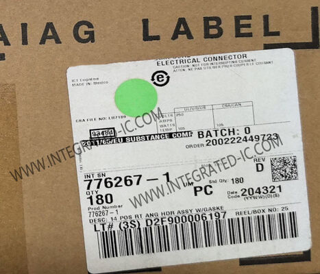 14 موقعیت زاویه راست AMPSEAL PCB Connector Header با 250VAC برای کاربردهای خودرو