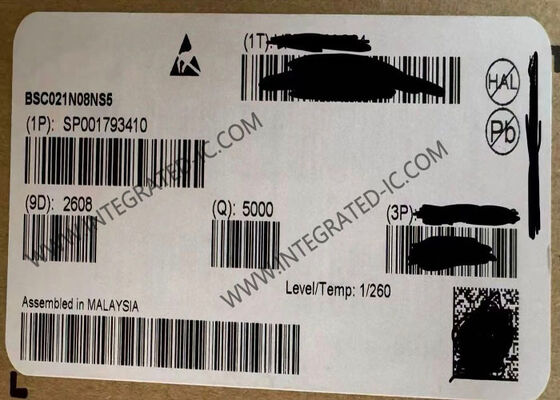 ترانزیستور ماسفت برقی 80 ولتی BSC021N08NS5 80 ولتی OptiMOS™ با جریان تخلیه مداوم 226 آمپر در بسته SuperSO8