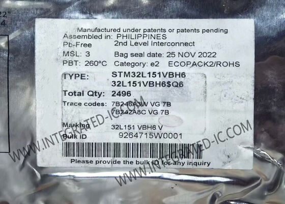 STM32L151VBH6 MCU میکروکنترلر 32 بیتی ARM Cortex-M3 با حافظه فلش 128 کیلو بایت