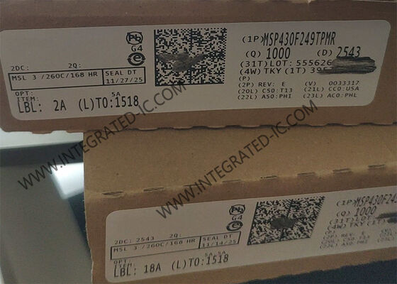MSP430F249TPMR MCU میکروکنترلر 16 بیتی با سرعت 16MHz، قدرت بسیار کم و حافظه فلش 60KB
