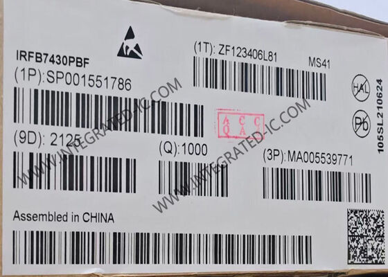 IRFB7430PBF 40V N-Channel Power MOSFET با 409A جریان تخلیه و 375W انحلال