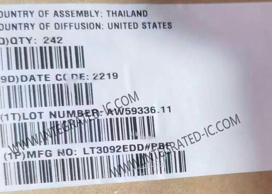 LT3092EDD تراشه مدار یکپارچه 200mA منبع جریان قابل برنامه ریزی 2 ترمینال با محدوده ورودی 1.2V تا 40V