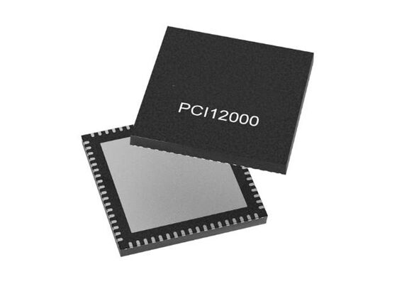 PCI12000CT-I/ZUX اترنت IC تک تراشه 3 پورت PCIe Switch VQFN-72 Ethernet Bridges