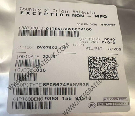 SPC5674FAMVR3R 32 بیتی 264MHz Qorivva Microcontroller MCU برای مدیریت موتور خودرو