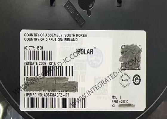 AD8436ACPZ آی سی تراشه مبدل واقعی RMS به DC کم مصرف LFCSP20