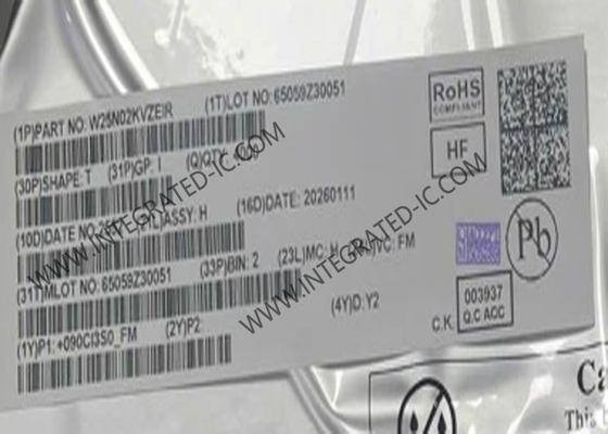 حافظه IC Chip W25N02KVZEIR 2Gbit Quad SPI Flash NAND حافظه IC WDFN8