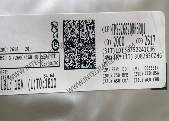 تراشه مدار یکپارچه TPS92682QRHBRQ1 دو کانال 65V 5A LED Driver IC