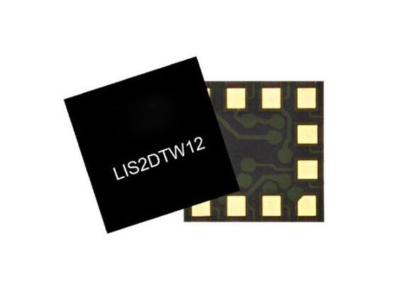 LIS2DTW12 Sensor IC MEMS Digital Output Dual Motion And Temperature Sensor با مصرف انرژی فوق کم و ±2g/±4g/±8g/±16g مقیاس کامل