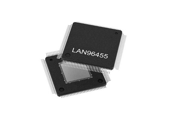 LAN96455FT-I/8MW Ethernet IC پنج پورت Gigabit Ethernet Switch یکپارچه 10/100/1000BASE-T PHYs