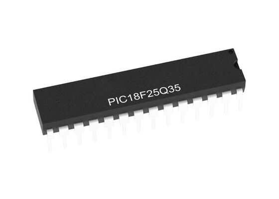 میکروکنترلر PIC18F25Q35-E/SP MCU با سرعت بالا 8 بیتی 64 مگاهرتز 1.8 ولت تا 5.5 ولت MCU برای تجهیزات نظارتی