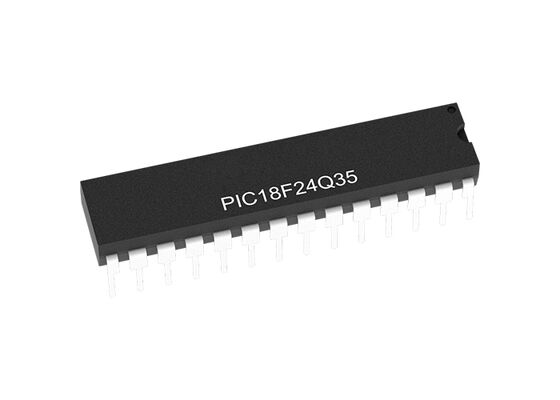 PIC18F24Q35-I/SP Microcontroller MCU 8-Bit 64MHz 1.8V تا 5.5V MCU برای سیستم های کنترل جاسازی شده صنعتی