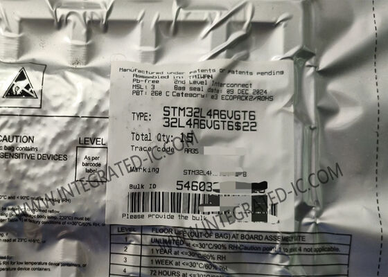 میکروکنترلر MCU STM32L4A6VGT6 میکروکنترلر 80 مگاهرتز تراشه های تک هسته ای LQFP100