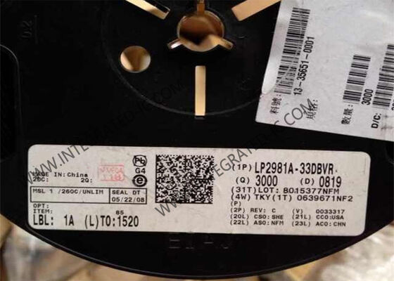 LP2981A-33DBVR تراشه مدار مجتمع تنظیم کننده ولتاژ با افت ولتاژ کم 100 میلی آمپر 16 ولت با دقت بالا و فعال سازی