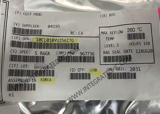 10CL010YU256I7G 1.2 ولت Cyclone 10 LP Field Programmable Gate Array FPGA 256-LFBGA